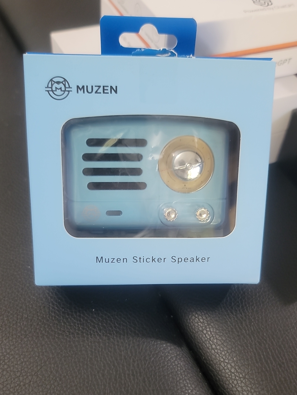 Sticker Speaker Portable Bluetooth Speaker - Light Blue